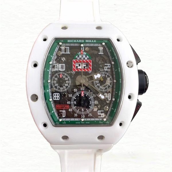 Richard Mille RM011 Super Clone Men Automatic Watch Stainless Steel